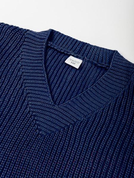 Изображение товара Жилет детский Amarobaby Knit / AB-OD21-KNIT10/20-146 (синий, р. 146)