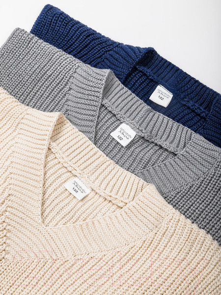 Изображение товара Жилет детский Amarobaby Knit / AB-OD21-KNIT10/20-146 (синий, р. 146)