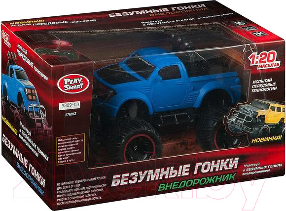 Изображение товара Радиоуправляемая игрушка Play Smart FullFunc Безумные гонки / М79719
