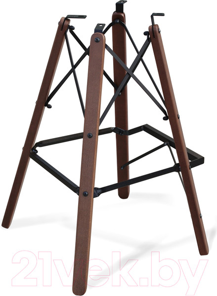 Изображение товара Каркас стула Sheffilton SHT-S80 / 951332 (темный орех/черный)