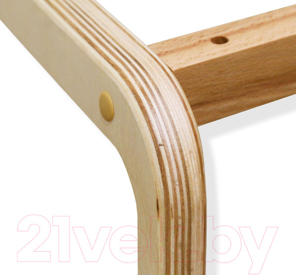 Изображение товара Каркас стула Sheffilton SHT-S94 / 191241 (прозрачный лак/черный муар)