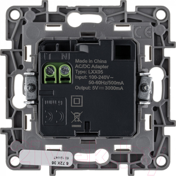 Изображение товара Розетка Legrand Etika 672236 (белый)