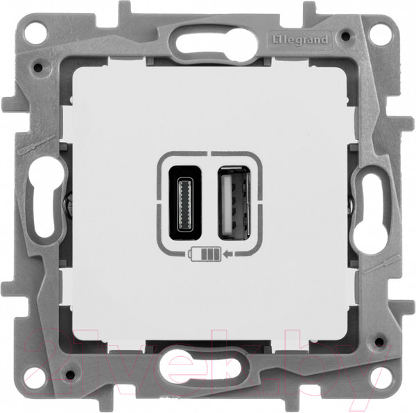 Изображение товара Розетка Legrand Etika 672236 (белый)