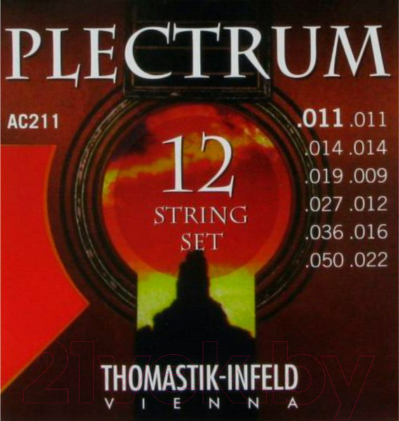 Изображение товара Струны для акустической гитары Thomastik Plectrum AC211