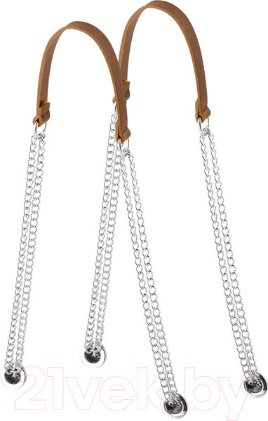 Изображение товара Набор ручек для сумки O bag HLESCE01ECS00613 (коричневый/серебро)