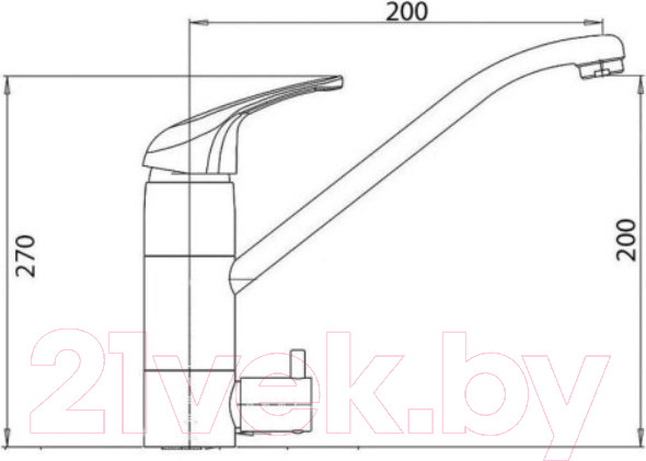 Изображение товара Смеситель Wisent W4298