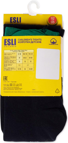 Изображение товара Колготки детские Esli 21С-72СПЕ рис. 598 (р.104-110, темно-синий)