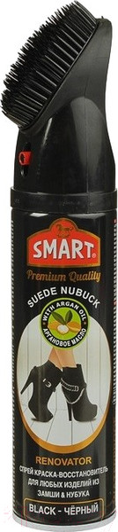 Изображение товара Краска для обуви Ozden Smart Восстановитель для любых изделий из замши, нубука  (250мл, черный)