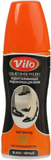 Изображение товара Краска для обуви Ozden Vilo Водоотталкивающая (80мл, черный)