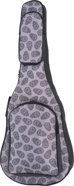 Изображение товара Чехол для гитары Mezzo MZ-ChGC-3skull2/grey