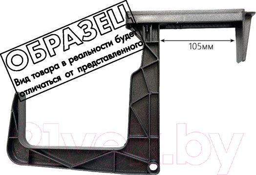 Изображение товара Держатель для кашпо GreenTerra Для ящика балконного (белый)