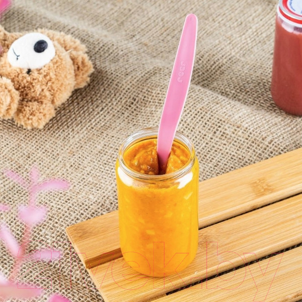 Изображение товара Набор столовых ложек для кормления Reer BabySpoon с длинной ручкой / 23022 (5шт)
