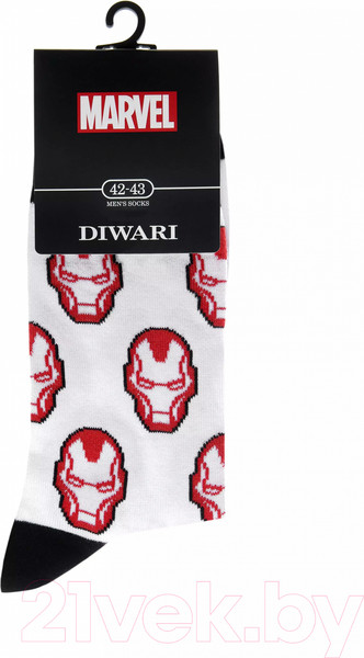 Изображение товара Носки Diwari Marvel 064 (р.44-45, белый)