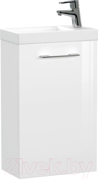 Изображение товара Тумба с умывальником Cersanit Lara + Como 40 / 64228 (со смесителем)