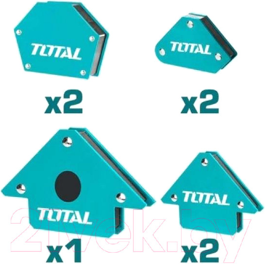 Изображение товара Набор магнитных фиксаторов TOTAL TAMWH7006 (7шт)