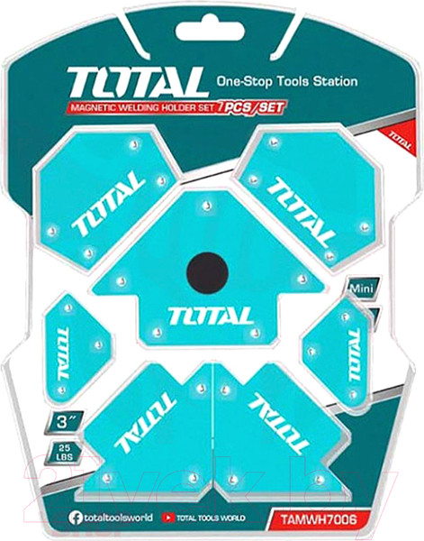 Изображение товара Набор магнитных фиксаторов TOTAL TAMWH7006 (7шт)