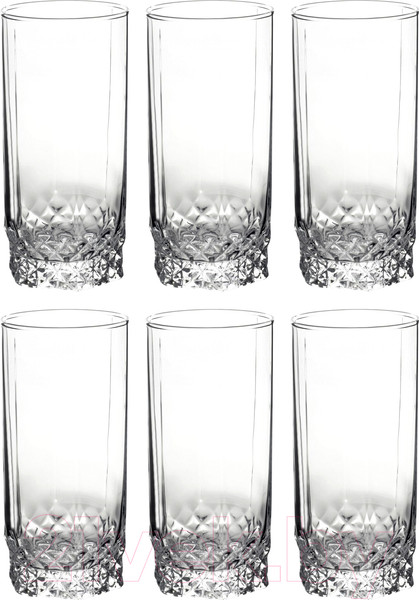Изображение товара Набор стаканов Pasabahce Вальс 42942/313201