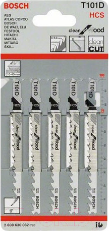 Изображение товара Набор пильных полотен Bosch 2.608.630.032