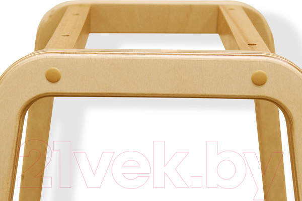 Изображение товара Каркас стула Sheffilton SHT-S94-1 / 186409 (прозрачный лак/черный муар)