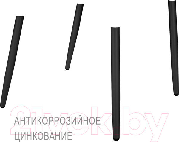 Изображение товара Каркас стула Sheffilton SHT-S424-С / 992685 (черный муар)