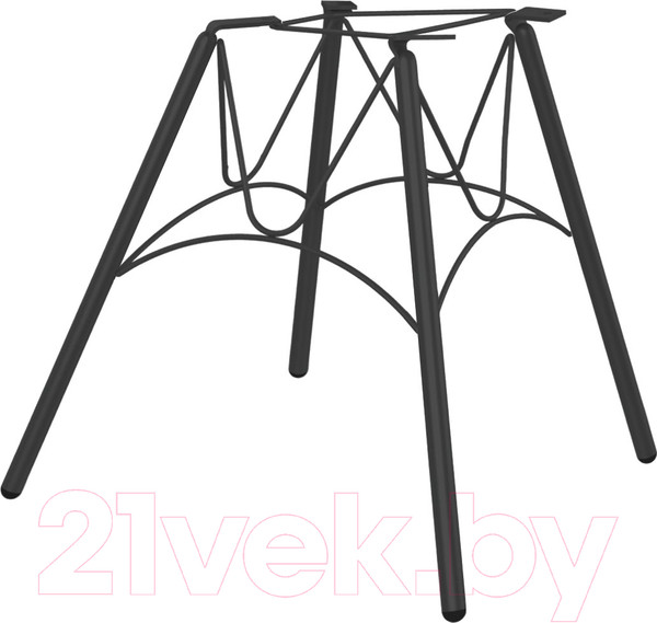 Изображение товара Каркас стула Sheffilton SHT-S100 / 148296 (черный муар)