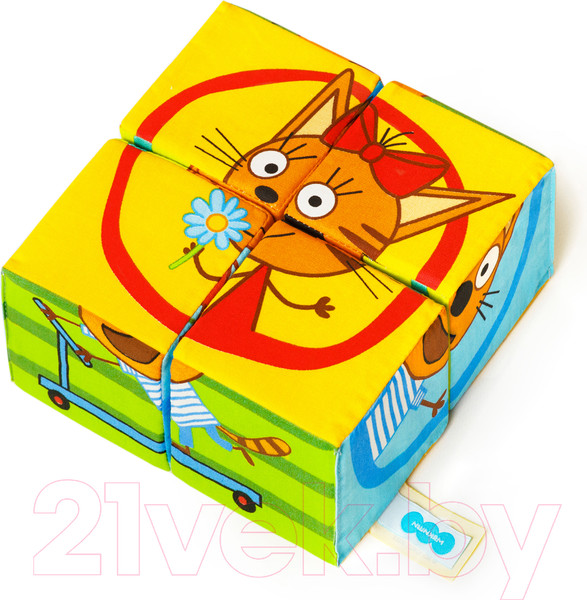 Изображение товара Развивающая игрушка Мякиши Три кота / 768