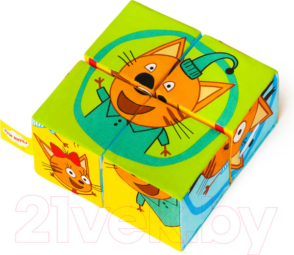 Изображение товара Развивающая игрушка Мякиши Три кота / 768