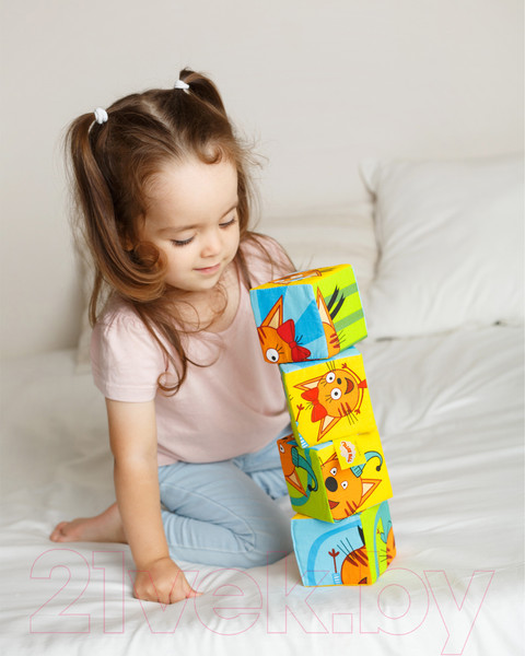 Изображение товара Развивающая игрушка Мякиши Три кота / 768