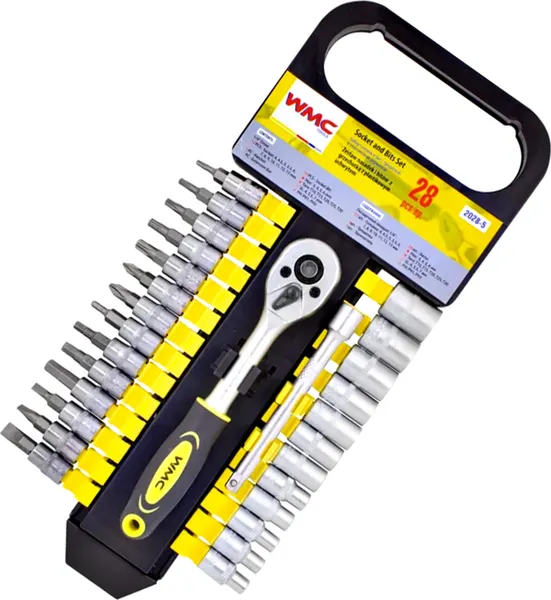Набор головок, бит WMC Tools WMC-2028-5 (51204)