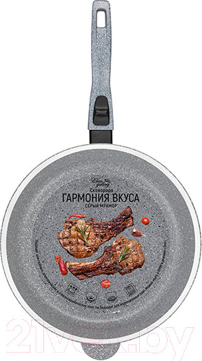 Изображение товара Сковорода Elan Gallery Гармония вкуса / 120595 (серый мрамор)