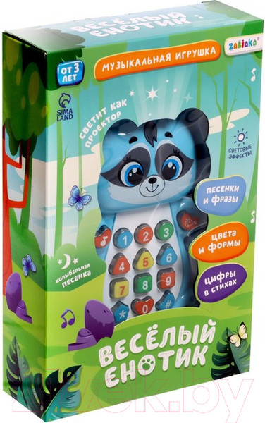 Изображение товара Развивающая игрушка Zabiaka Веселый енотик / 7303150