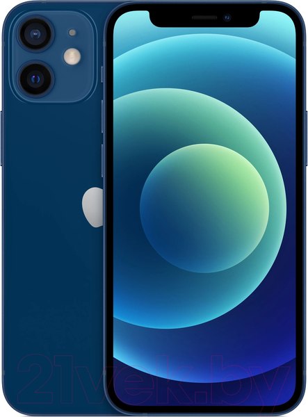 Изображение товара Смартфон восстановленный Apple iPhone 12 64GB Flip Грейд B (синий)