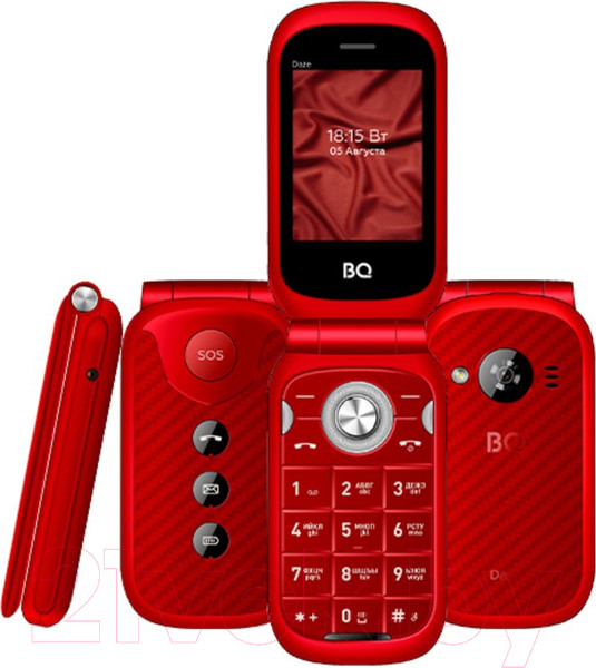 Изображение товара Мобильный телефон BQ Daze BQ-2451 (красный)