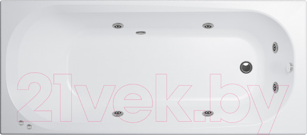 Изображение товара Ванна акриловая Triton Дина 170x75 Базовая (с гидромассажем)