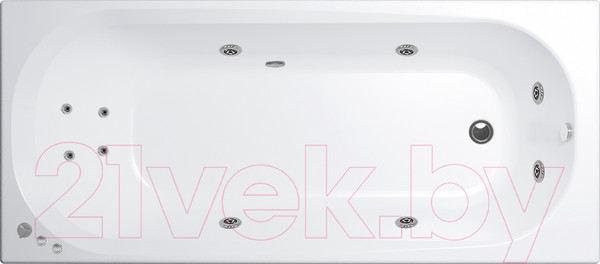 Изображение товара Ванна акриловая Triton Дина 170x75 Стандарт (с гидромассажем)