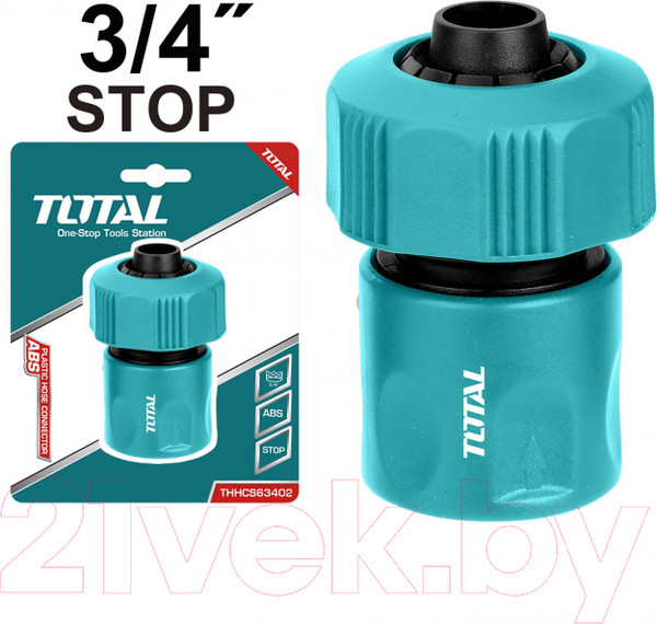 Изображение товара Соединитель для шланга TOTAL THHCS63402