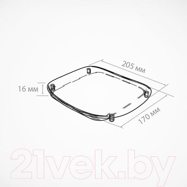 Изображение товара Монетница Комус 410469 (прозрачный)