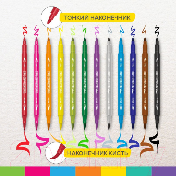 Изображение товара Фломастеры Brauberg Kids / 152184 (12цв)