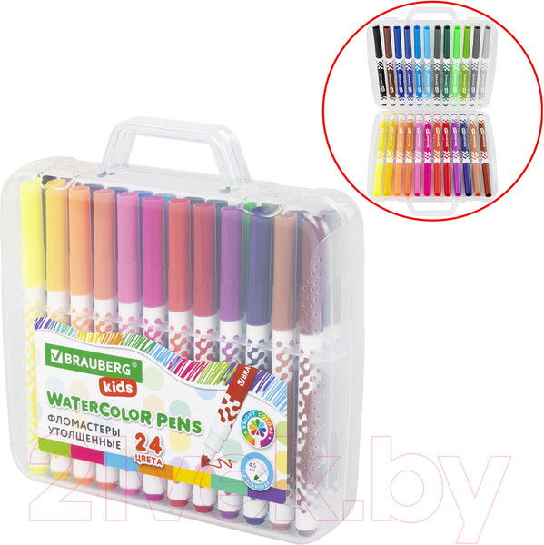 Изображение товара Фломастеры Brauberg Kids / 152186 (24цв)