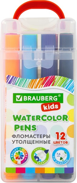 Изображение товара Фломастеры Brauberg Kids / 152187 (12цв)