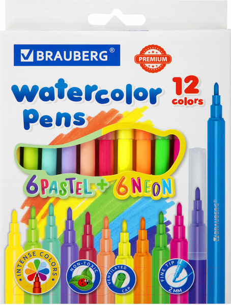 Изображение товара Фломастеры Brauberg Premium / 152198