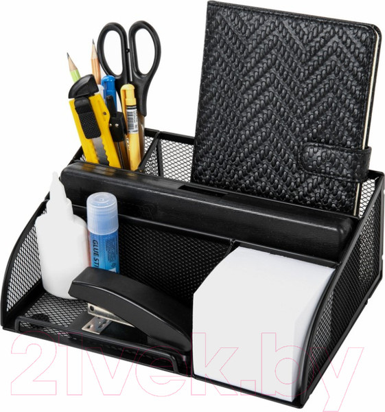 Изображение товара Органайзер настольный Brauberg Germanium / 237973 (черный)