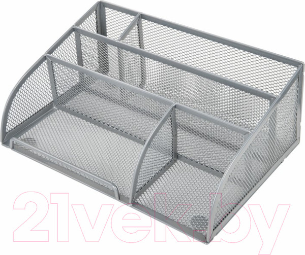 Изображение товара Органайзер настольный Brauberg Germanium / 237974 (серебристый)