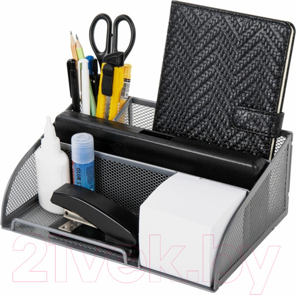 Изображение товара Органайзер настольный Brauberg Germanium / 237974 (серебристый)