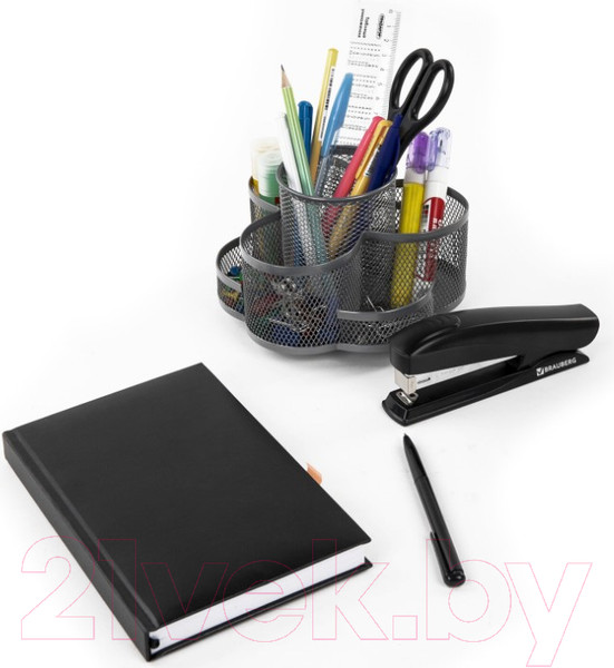 Изображение товара Органайзер настольный Brauberg Germanium / 237981 (серебристый)