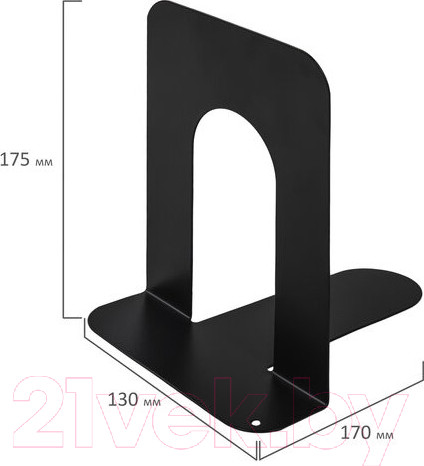 Изображение товара Подставка для книг Brauberg Germanium Solid / 237979 (2шт)
