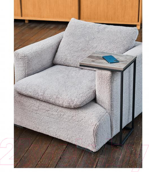 Изображение товара Приставной столик Древпром М86 Придиванный 34x30x61 (ЛДСП сосна пасадена)