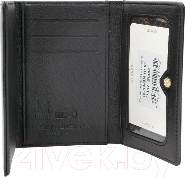 Изображение товара Портмоне Cedar Lorenti / 15-09-SH-RFID (черный)