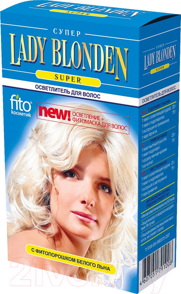 Изображение товара Порошок для осветления волос Fito Косметик Lady Blonden Super  (35г)