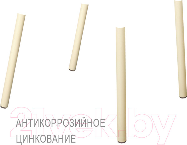 Изображение товара Каркас стула Sheffilton SHT-S424 / 955573 (ваниль цинк)